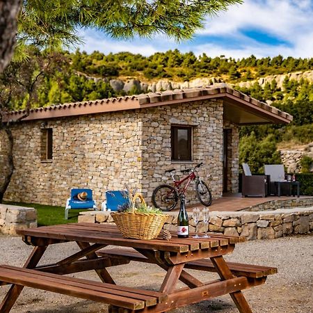 Camping Bungalow Serra De Prades Resort Vilanova de Prades Exteriör bild