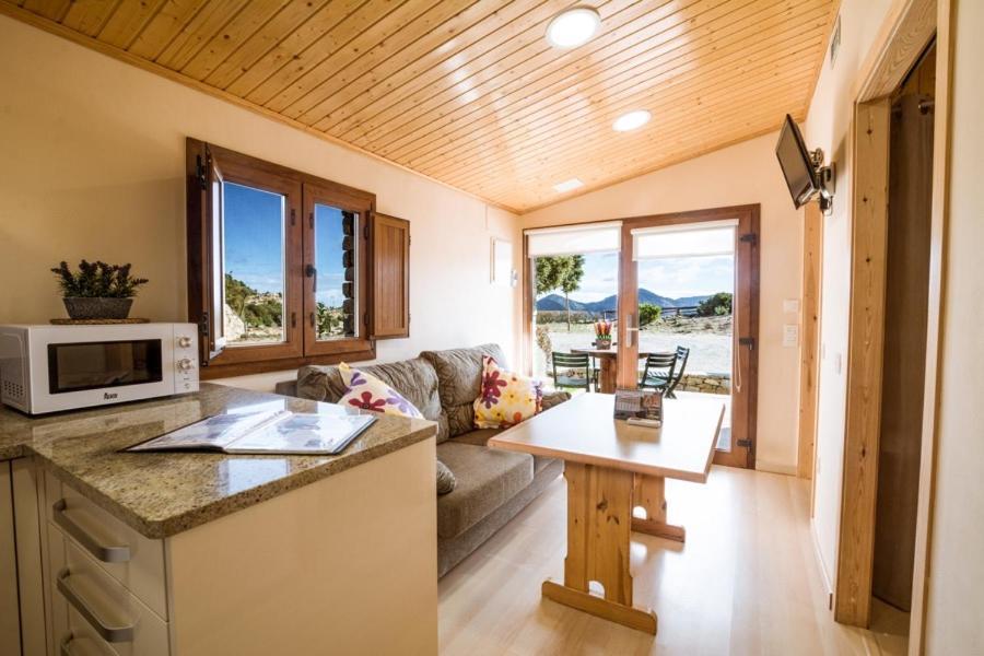 Camping Bungalow Serra De Prades Resort Vilanova de Prades Exteriör bild