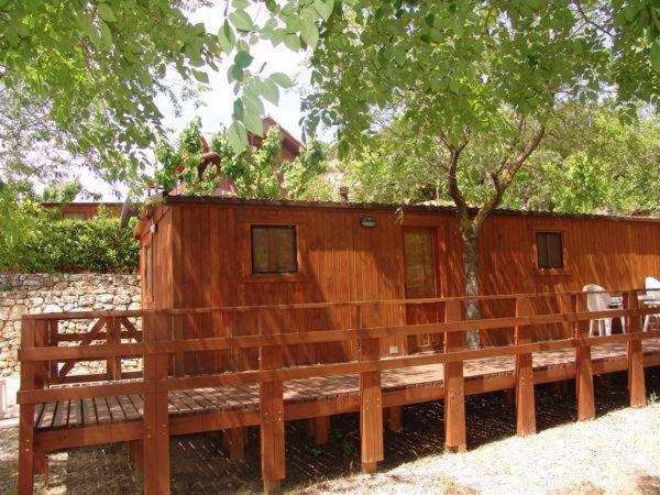 Camping Bungalow Serra De Prades Resort Vilanova de Prades Exteriör bild