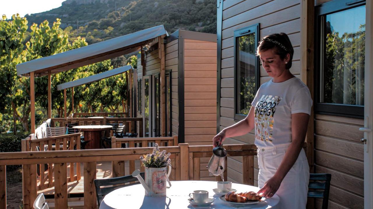 Camping Bungalow Serra De Prades Resort Vilanova de Prades Exteriör bild