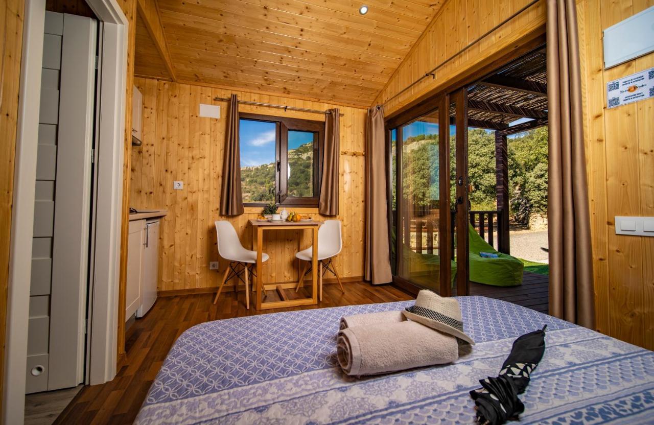 Camping Bungalow Serra De Prades Resort Vilanova de Prades Exteriör bild