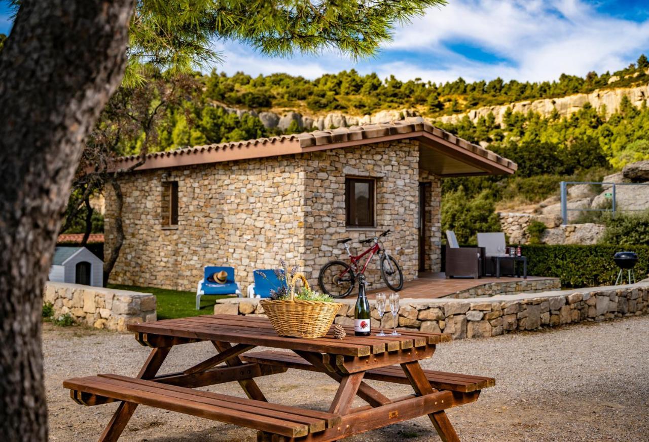 Camping Bungalow Serra De Prades Resort Vilanova de Prades Exteriör bild