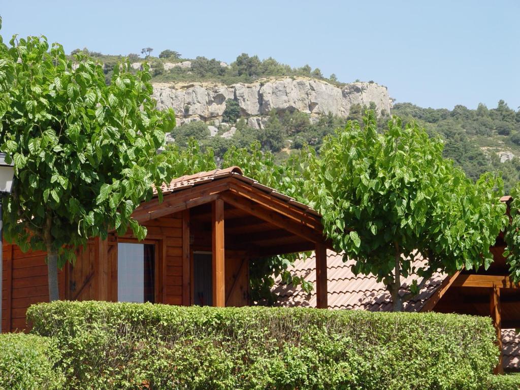 Camping Bungalow Serra De Prades Resort Vilanova de Prades Rum bild
